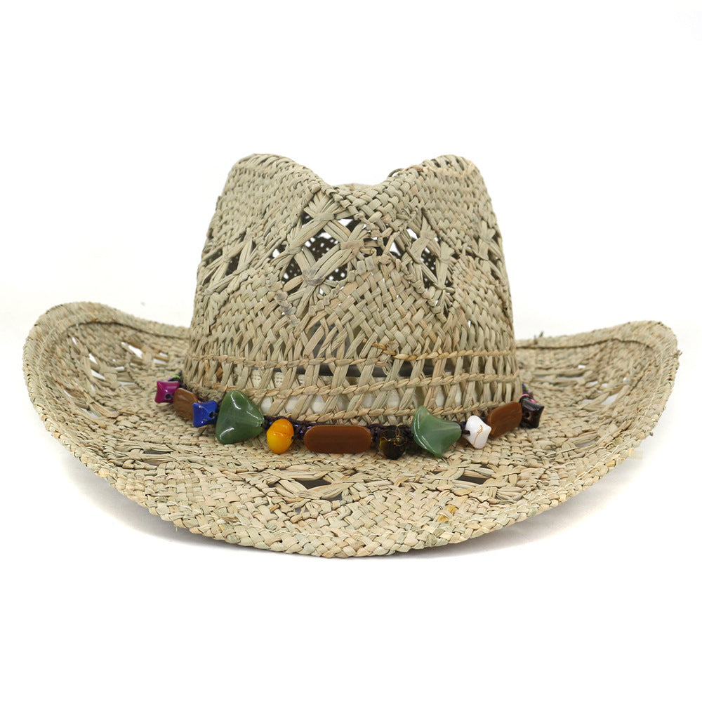 Men's And Women's Cowboy Hats Natural Hamcho Sunscreen Hat - Heritage cosmetics and beauty care