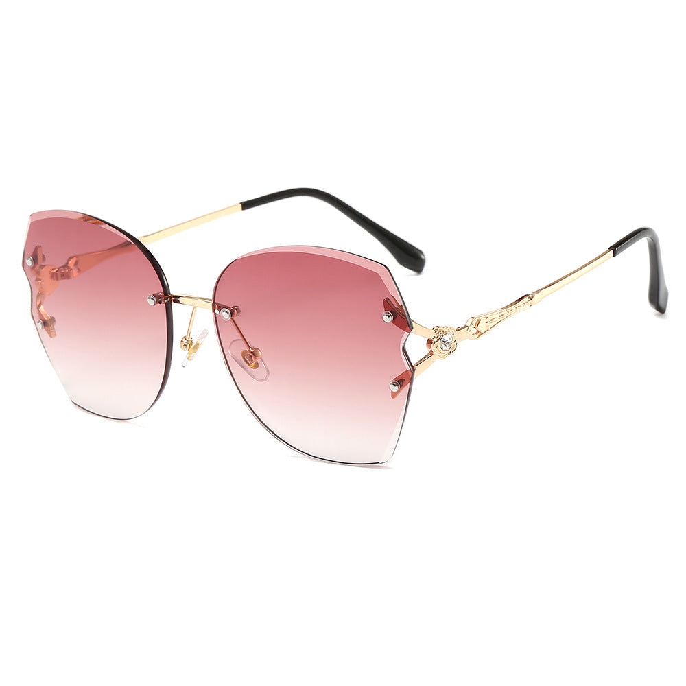 Women's frameless trimmed sunglasses - Heritage cosmetics and beauty care