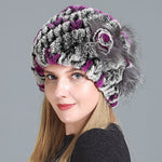 European And American Women's Fur Knitted Hats - Heritage cosmetics and beauty care