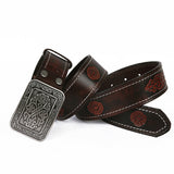 Auspicious Pattern Embossing Of Men's And Women's Belts - Heritage cosmetics and beauty care