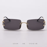 Rimless cut edge sunglasses - Heritage cosmetics and beauty care