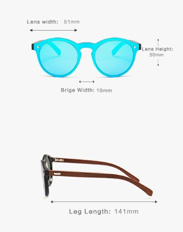 Wood grain plastic SunGlasses - Heritage cosmetics and beauty care