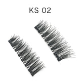 3D double magnet false eyelashes 24P double magnet false Mascara free magnetic false eyelash double magnet eyelashes - Heritage cosmetics and beauty care