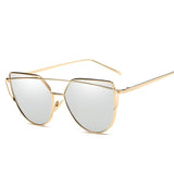 Female Vintage Gold Sunglasses - Heritage cosmetics and beauty care