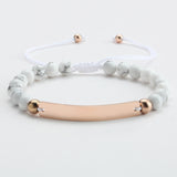 Personalized Beaded Adjustable Engraved Bar Bracelets - Heritage cosmetics and beauty care