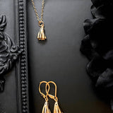 18K Gold & Small Plated Ghost Ghost Pendant Necklace - Heritage cosmetics and beauty care