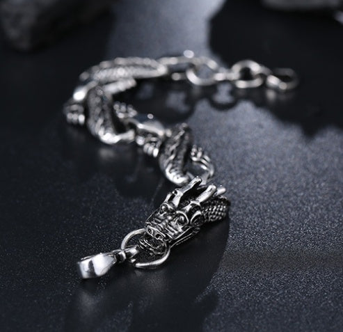 New ethnic style men's zodiac dragon bracelets Domineering personality tide men's jewelry - Heritage cosmetics and beauty care