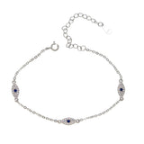 Blue Horse Eye Micro-inlaid Zircon Women's Bracelet - Heritage cosmetics and beauty care