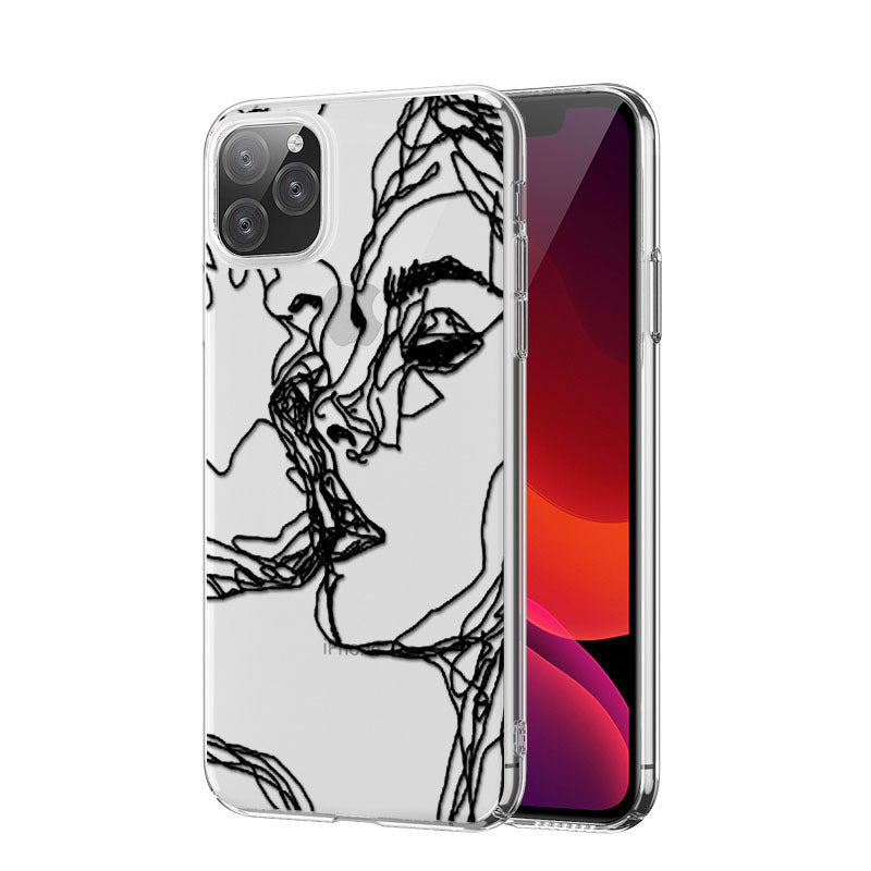 Transparent TPU Soft Protective Cover For Mobile Phone Case Heritage cosmetics and beauty care