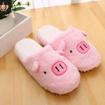 Couple models cartoon pig cotton slippers month cotton slippers home floor soft slippers warm - Heritage cosmetics and beauty care