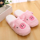 Couple models cartoon pig cotton slippers month cotton slippers home floor soft slippers warm - Heritage cosmetics and beauty care