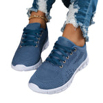 Fashion Blue Running Soft Bottom Comfortable Women's Shoes Heritage cosmetics and beauty care