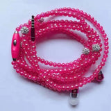 Fashion Pearl Halter Earphone Cellphone Listening To Karaoke And Answering Phone Calls Heritage cosmetics and beauty care