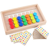 Wooden Seven-color Early Childhood Games Logic Thinking Educational Toys - Heritage cosmetics and beauty care