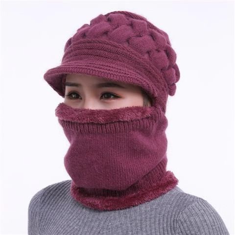 Wool hats for the middle-aged and the elderly in winter - Heritage cosmetics and beauty care