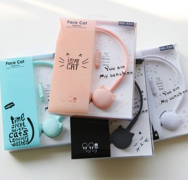 Cute Cat Stereo Earphones Heritage cosmetics and beauty care