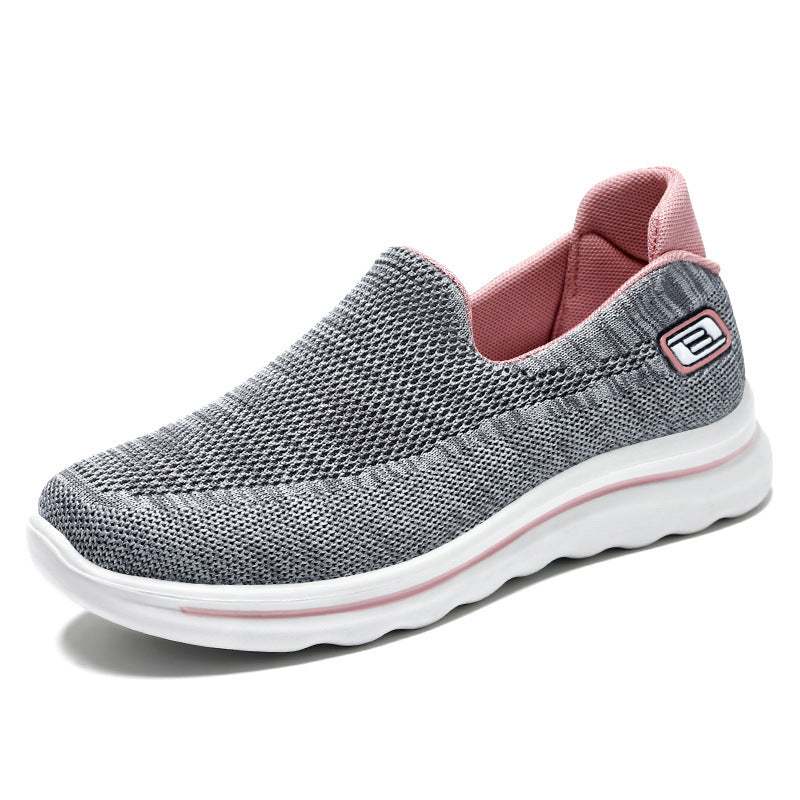 Women's Comfortable Breathable Middle-aged And Elderly Slip-on Sneakers - Heritage cosmetics and beauty care