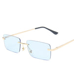 Rimless sunglasses women square - Heritage cosmetics and beauty care