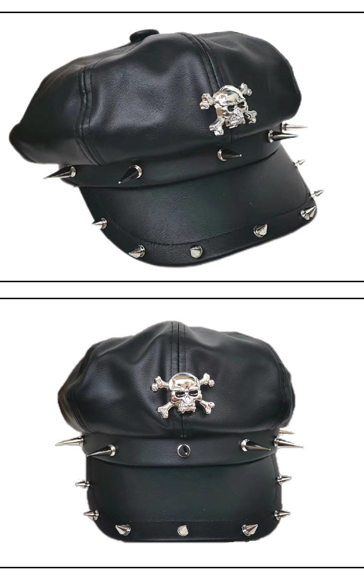 Non Mainstream Hip Hop Hats Rivets - Heritage cosmetics and beauty care