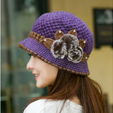 Knitted Hats For The Elderly Mother In Autumn And Winter - Heritage cosmetics and beauty care