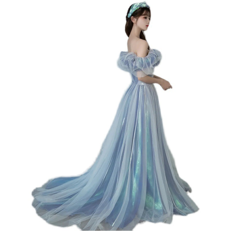 Evening Gown For Women Haze Blue Fairy - Heritage cosmetics and beauty care