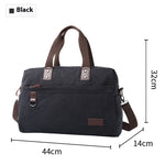 Fashion Men's Retro Canvas Out Luggage Business Travel Handbag - Heritage cosmetics and beauty care