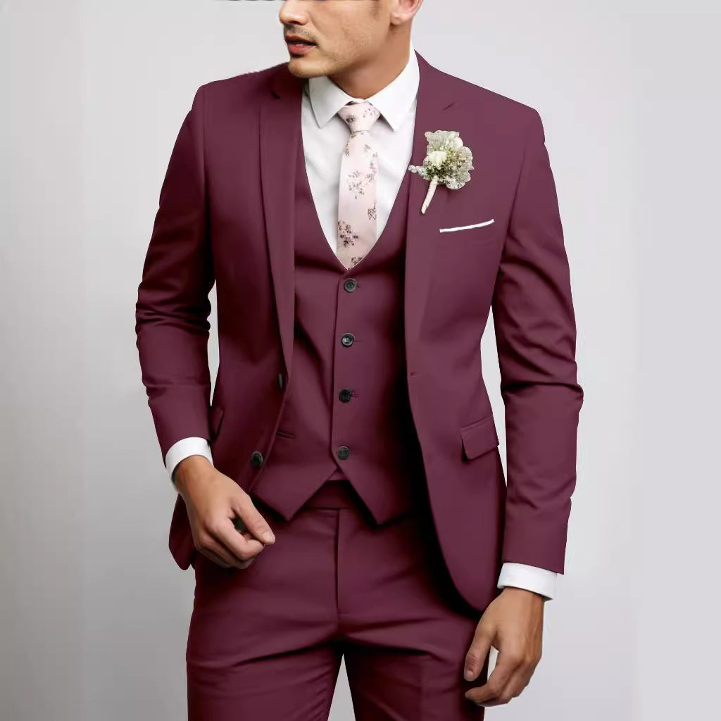 Men's Two Button Casual Versatile Suit Set - Heritage cosmetics and beauty care