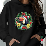 Teediy Toucan In Santa Hat Women'S Hoodies