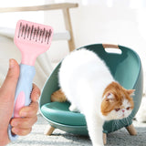 Dog Comb Stainless Steel Knot Knife Cat Brush Massage Dog Brush Pet Grooming Dogs Hair Knife Comb Cleaning Tools Pet Supplies - Heritage cosmetics and beauty care