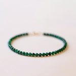 3mm Malachite Green  Bracelets Mall Crystal - Heritage cosmetics and beauty care