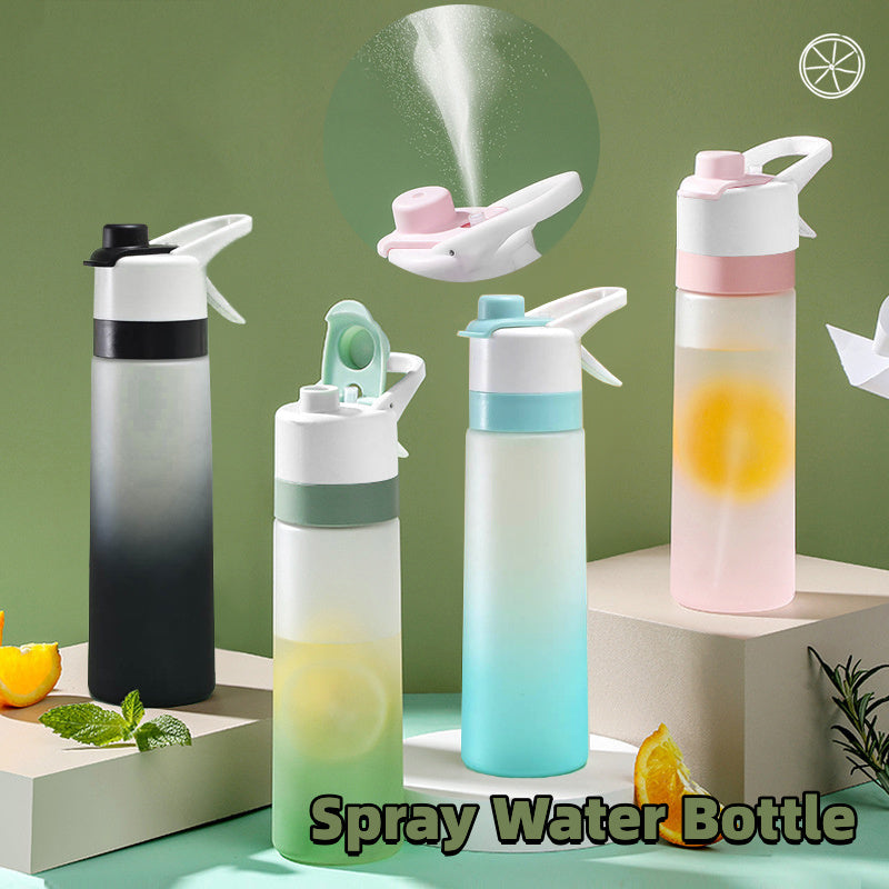 Spray Water Bottle For Girls Outdoor Sport Fitness Water Cup Large Capacity Spray Bottle Drinkware Travel Bottles Kitchen Gadgets - Heritage cosmetics and beauty care