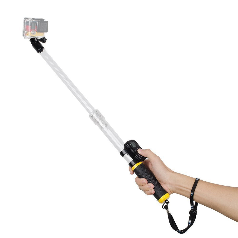 Transparent Waterproof Telescopic  Selfie Stick - Heritage cosmetics and beauty care