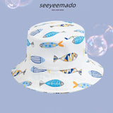 Male And Female Baby Adjustable Super Cute Sun-shade Fisherman Hat - Heritage cosmetics and beauty care