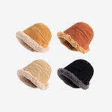 Warm Velvet Fashion Face-covering Basin Hat - Heritage cosmetics and beauty care