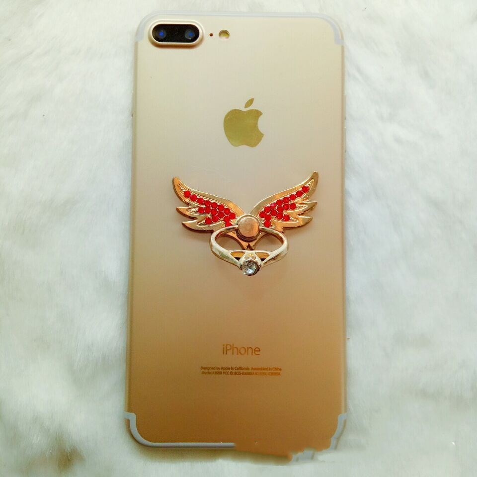 Angel Wings Metal Diamond-Studded Anti-Fall Mobile Phone Holder - Heritage cosmetics and beauty care