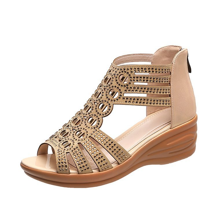 Fishbill wedge sandals - Heritage cosmetics and beauty care