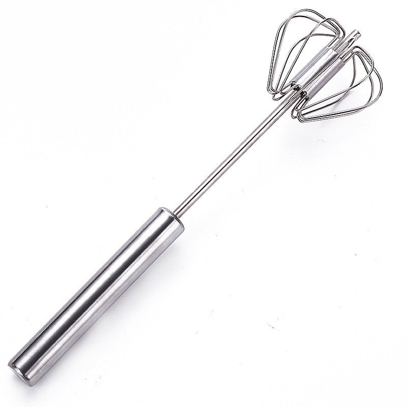 Egg Beater Household Mini Semi-automatic Manual Hand-held Cream Blender Stainless Steel Crack Heritage cosmetics and beauty care