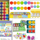 Baby Learning Educational Toy Smart Egg Toy Games Shape Matching Sorters Toys Montessori Eggs Toys For Kids Children - Heritage cosmetics and beauty care