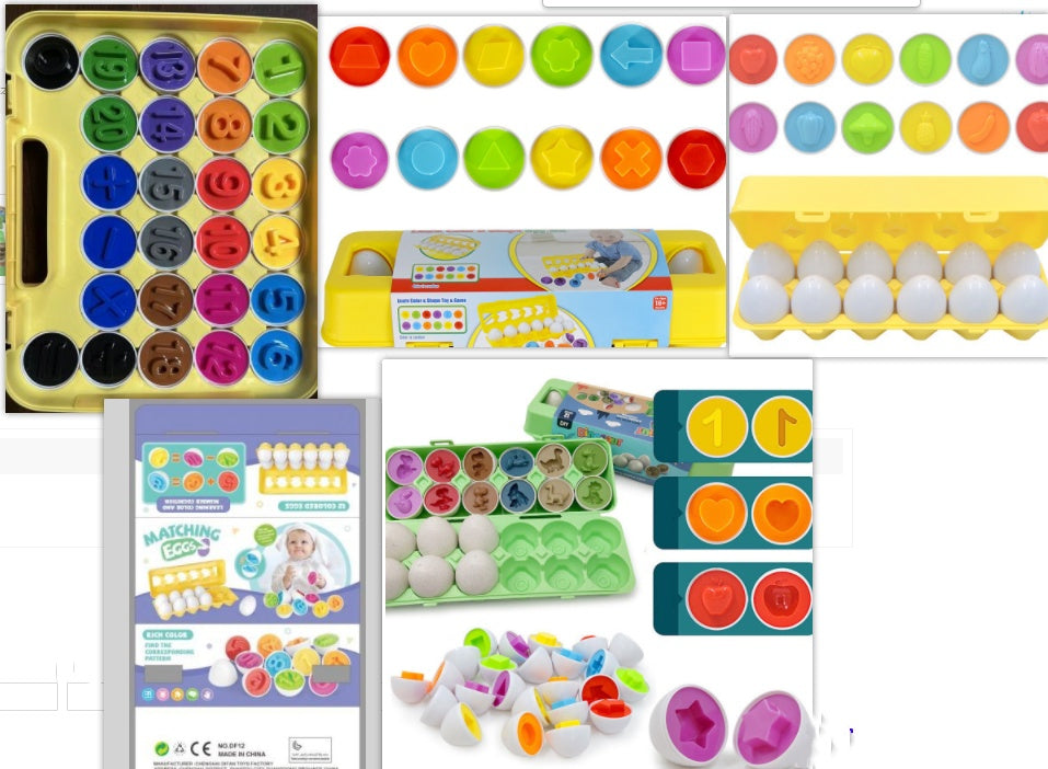 Baby Learning Educational Toy Smart Egg Toy Games Shape Matching Sorters Toys Montessori Eggs Toys For Kids Children - Heritage cosmetics and beauty care