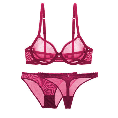 Transparent mesh bra set - Heritage cosmetics and beauty care