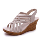 Fishbill Wedge Sandals - Heritage cosmetics and beauty care