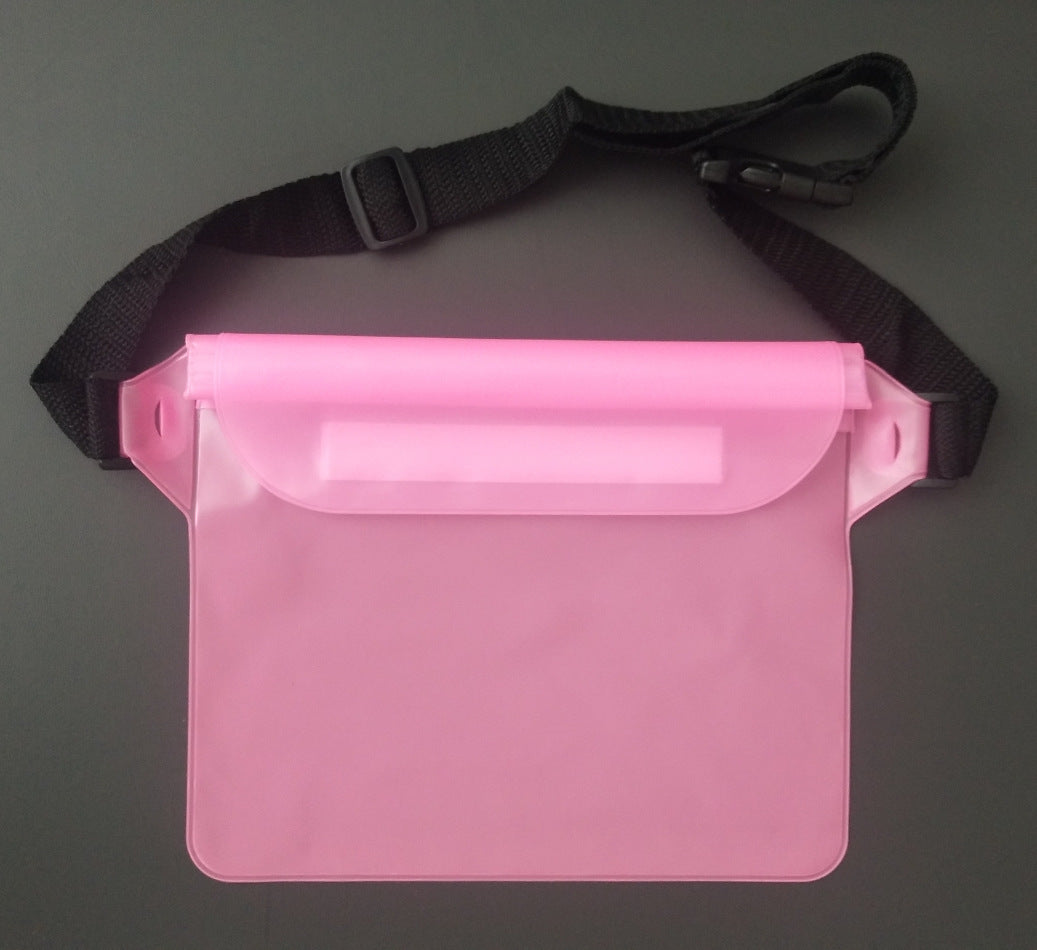 Three-layer Sealed Waterproof Waist Bag PVC - Heritage cosmetics and beauty care