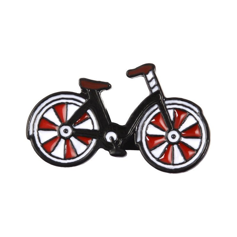 Cartoon Creative New Product Bicycle Brooch - Heritage cosmetics and beauty care