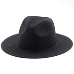 Large-Brimmed Straw Hat Men'S And Women'S Beach Jazz Hats - Heritage cosmetics and beauty care