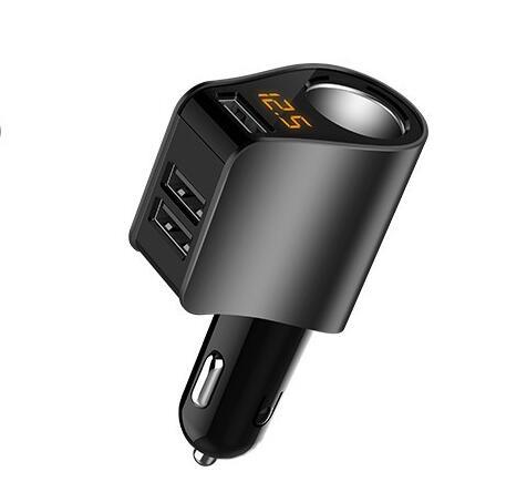 Car Fast Charge USB Multi-function Adapter Cigarette Lighter Socket One For Three Heritage cosmetics and beauty care