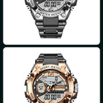 Waterproof Sports Electronic Quartz Watches Business Trends Watch Multi-function - Heritage cosmetics and beauty care