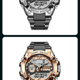 Waterproof Sports Electronic Quartz Watches Business Trends Watch Multi-function - Heritage cosmetics and beauty care