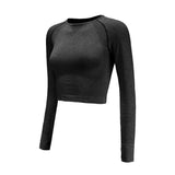 Seamless Yoga Shirts For Women Vital Seamless Long Sleeve Crop Top Thumb Hole Fitted Gym Top Shirts Workout Running Clothes Heritage cosmetics and beauty care