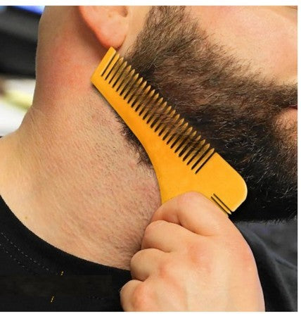 Beard Trimmer Shaping Tool Sex Man Gentleman Beard Trim Template Beard Combs Shaving Hair Molding - Heritage cosmetics and beauty care