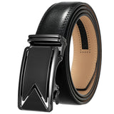 Fashion Men's Two-layer Cowhide Automatic Buckle Trouser Belt - Heritage cosmetics and beauty care